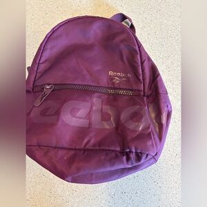 Reebok Purple Everyday Backpack/Purse